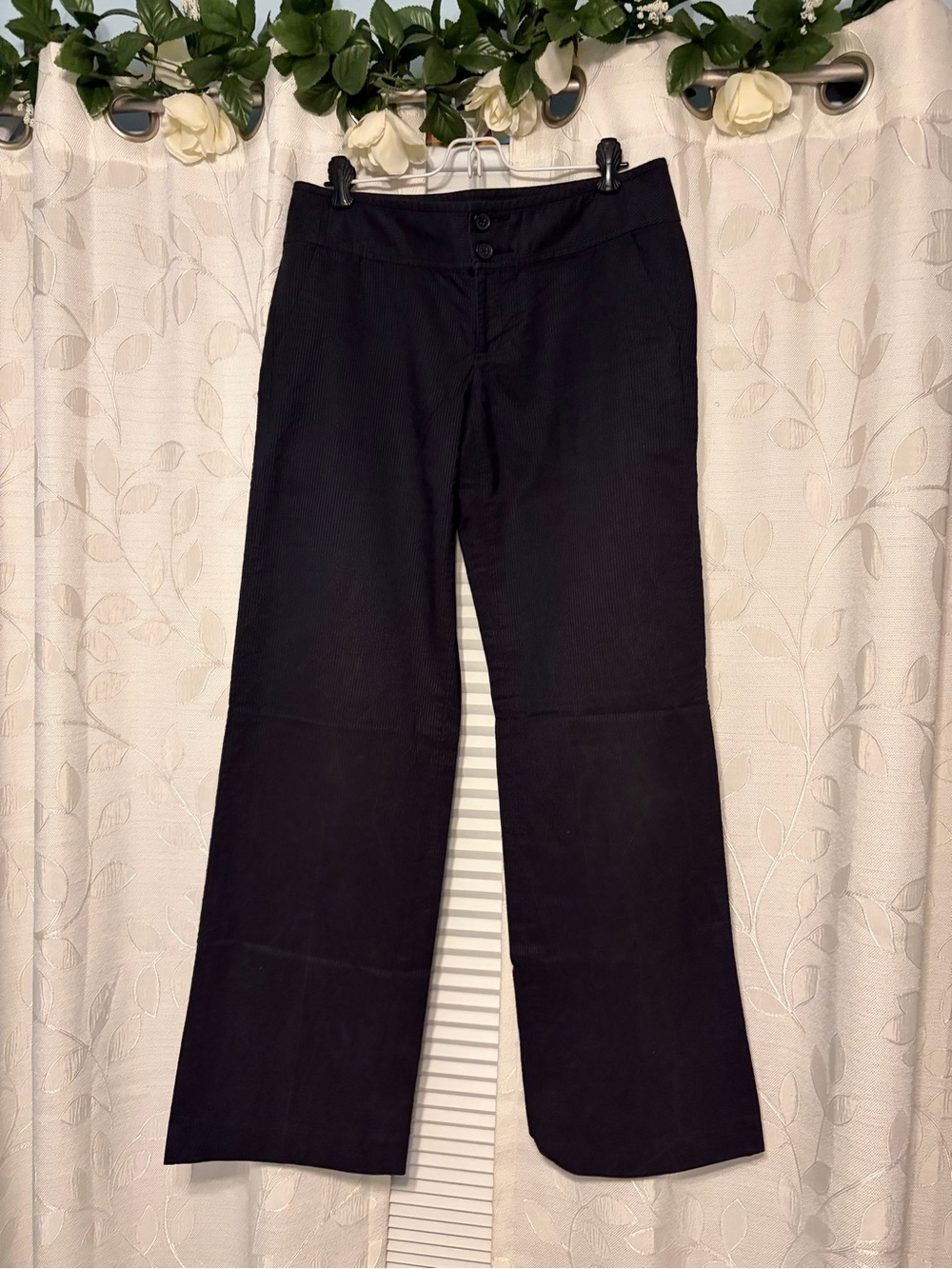 Banana Republic Black Boot-Cut Dress Pants